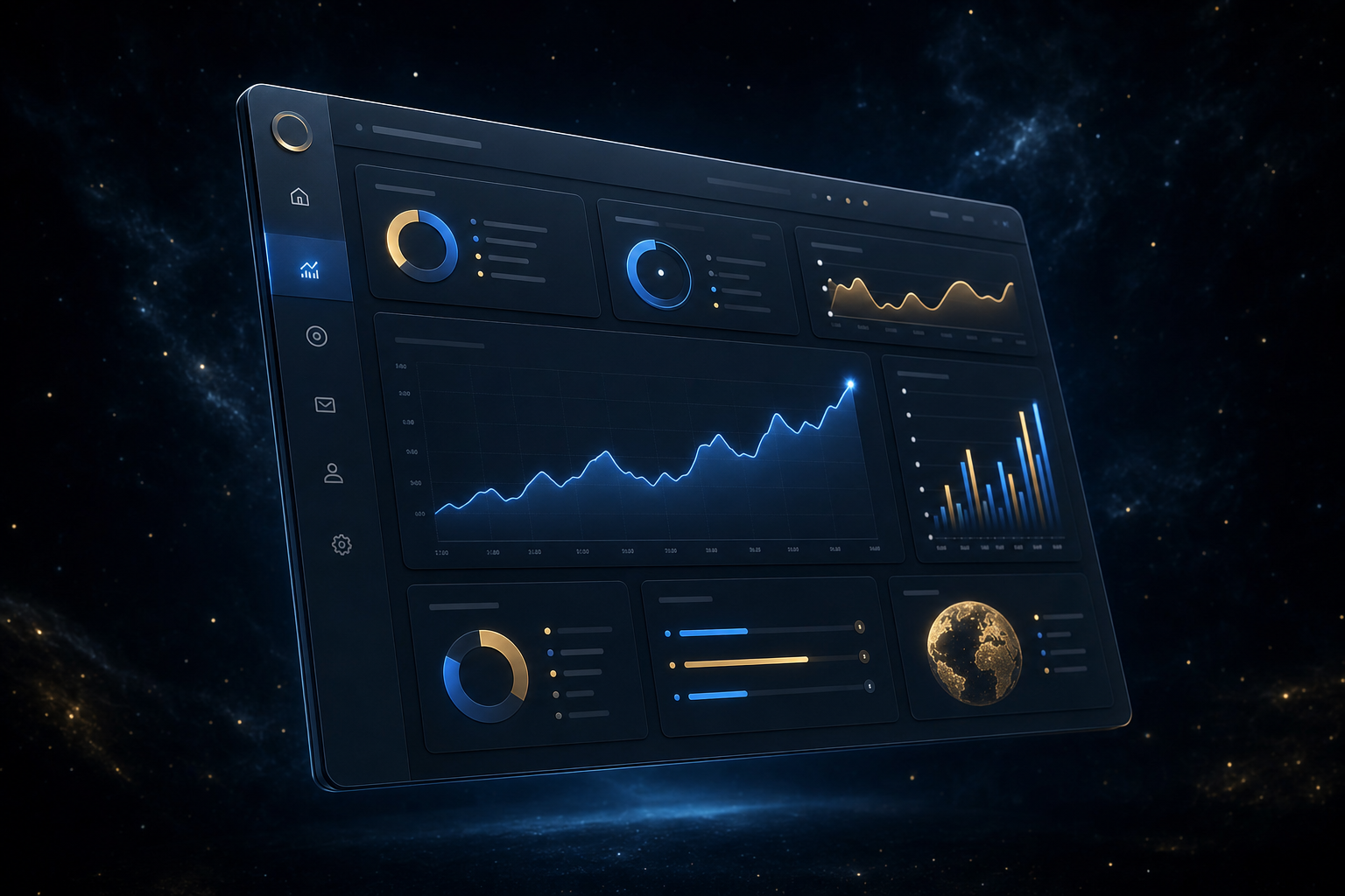 Affiliate dashboard showing AI and human click attribution